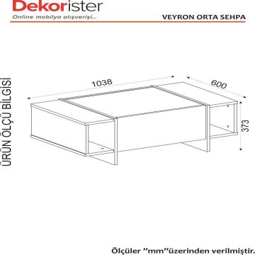 Veyron Orta Sehpa Rebab-Mermer