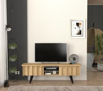 Gemma TV Sehpası Sepet - Siyah