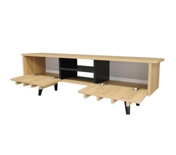 Gemma TV Sehpası Sepet - Siyah