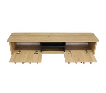 Gemma TV Sehpası Sepet - Siyah