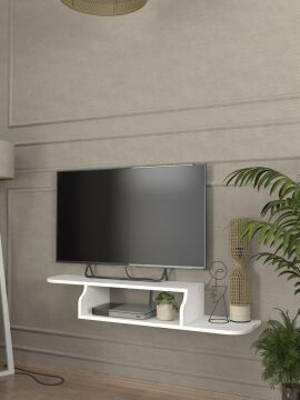 Macros Tv Sehpası Beyaz 120 cm