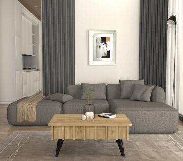 Gemma Orta Sehpa Sepet - Siyah