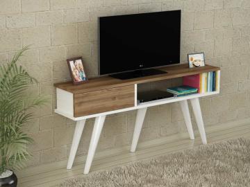 Dekorister Eylül Tv Ünitesi Beyaz-Ceviz