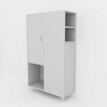 Dekorister Sedef Banyo Dolabı Çok Amaçlı Dolap Beyaz