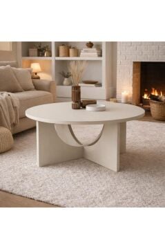 Lemmar Orta Sehpa, Modern Salon ve Oturma Odası Sehpası Kumtaşı