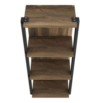 Lost Metal Duvar Rafı Ceviz