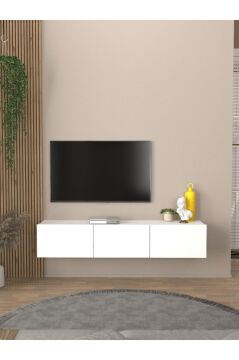 Pergamon TV ünitesi & Sehpası 150 cm Beyaz