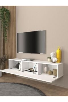 Pergamon TV ünitesi & Sehpası 150 cm Beyaz