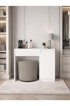 Huma Aynalı Makyaj Masası, Kapaklı & Dolaplı Makyaj Masası Organizeri, Takı Aksesuar Düzenleyici