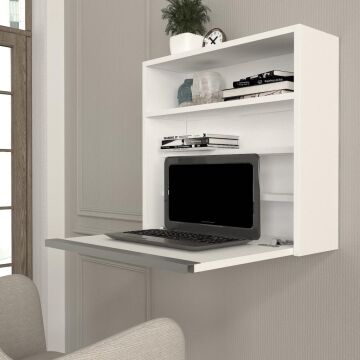 Violin Laptop Çalışma Masası Beyaz