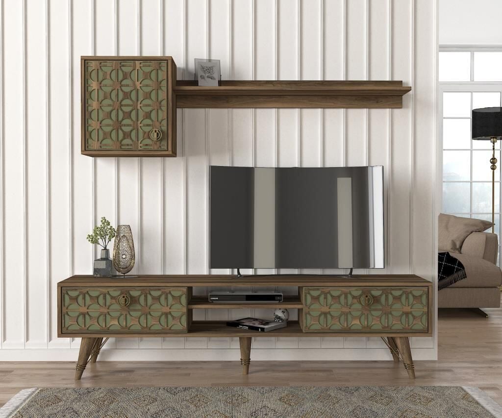 Valente Tv Ünitesi Ceviz-Sardunya