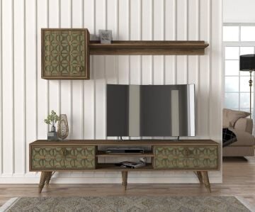 Valente Tv Ünitesi Ceviz-Sardunya