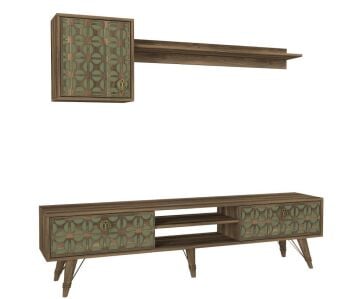 Valente Tv Ünitesi Ceviz-Sardunya