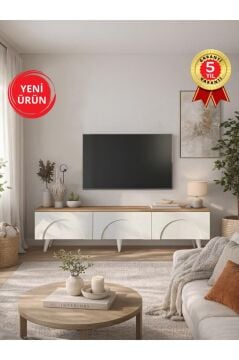 Ayaklı Tv Ünitesi, Bohem Tv Ünitesi 150 cm - Kolay Kurulum Salon Mobilyası | Bono