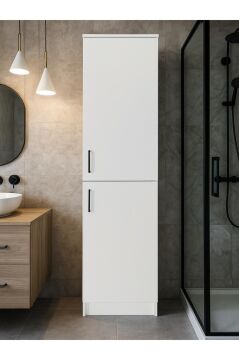 Rovi Banyo Dolabı & Kiler Dolabı, Çok Amaçlı Dolap - Ütü Masası Dolabı | Beyaz