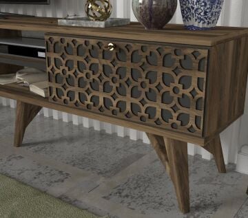 Fina Tv Ünitesi Ceviz - Antrasit