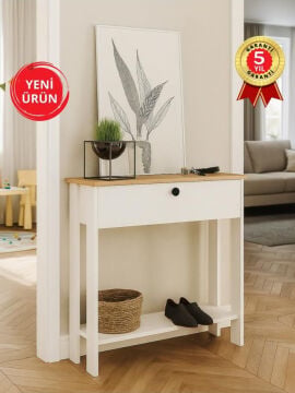 Dorpek Priapos Dresuar 90 cm Beyaz - Sepet