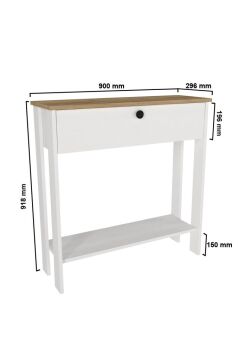 Dorpek Priapos Dresuar 90 cm Beyaz - Sepet