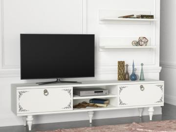 Dekorister Exclusive Country Tv Ünitesi Beyaz
