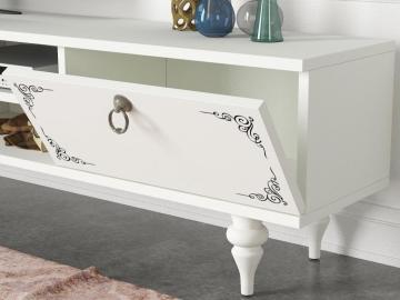 Dekorister Exclusive Country Tv Ünitesi Beyaz