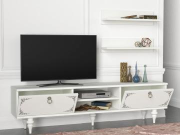 Dekorister Exclusive Country Tv Ünitesi Beyaz