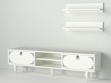 Dekorister Exclusive Country Tv Ünitesi Beyaz