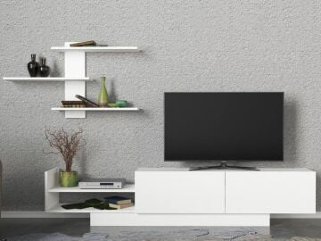 Egemen Tv Ünitesi Beyaz