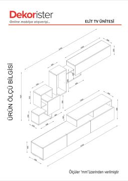 Elit Tv Ünitesi Beyaz