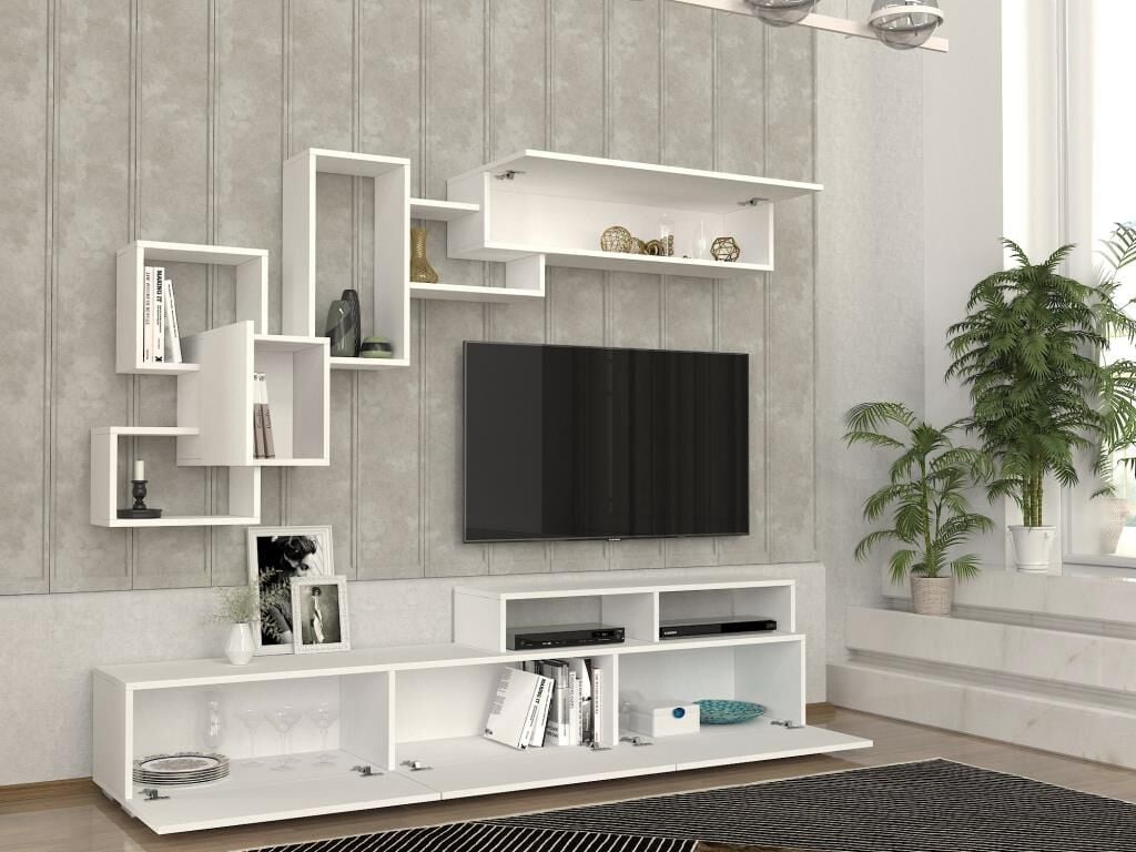 Elit Tv Ünitesi Beyaz