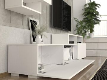 Elit Tv Ünitesi Beyaz