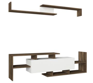 Dream Tv Ünitesi Beyaz-Ceviz