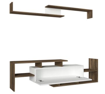 Dream Tv Ünitesi Beyaz-Ceviz