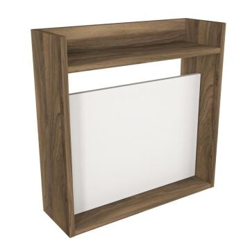 Laptop Çalışma Masası Beyaz-Ceviz