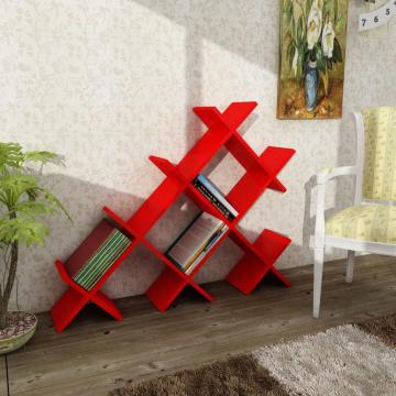 Dekorister Discuss Kitaplık KIRMIZI