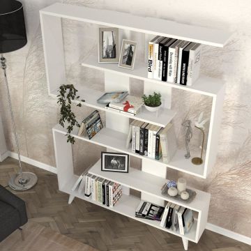Dekorister Rain Kitaplık Beyaz