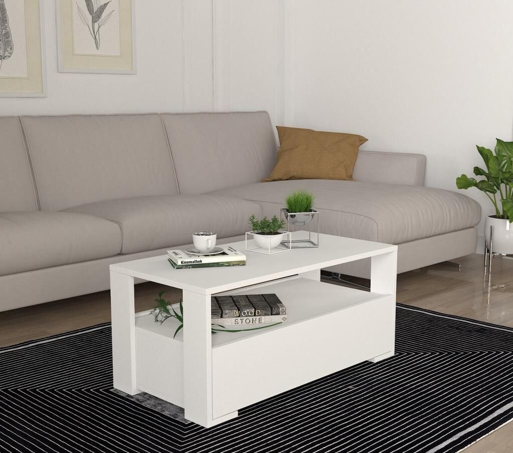 Balina Orta Sehpa Beyaz