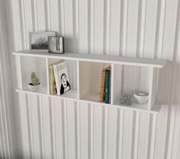 Snow Duvar Rafı Beyaz