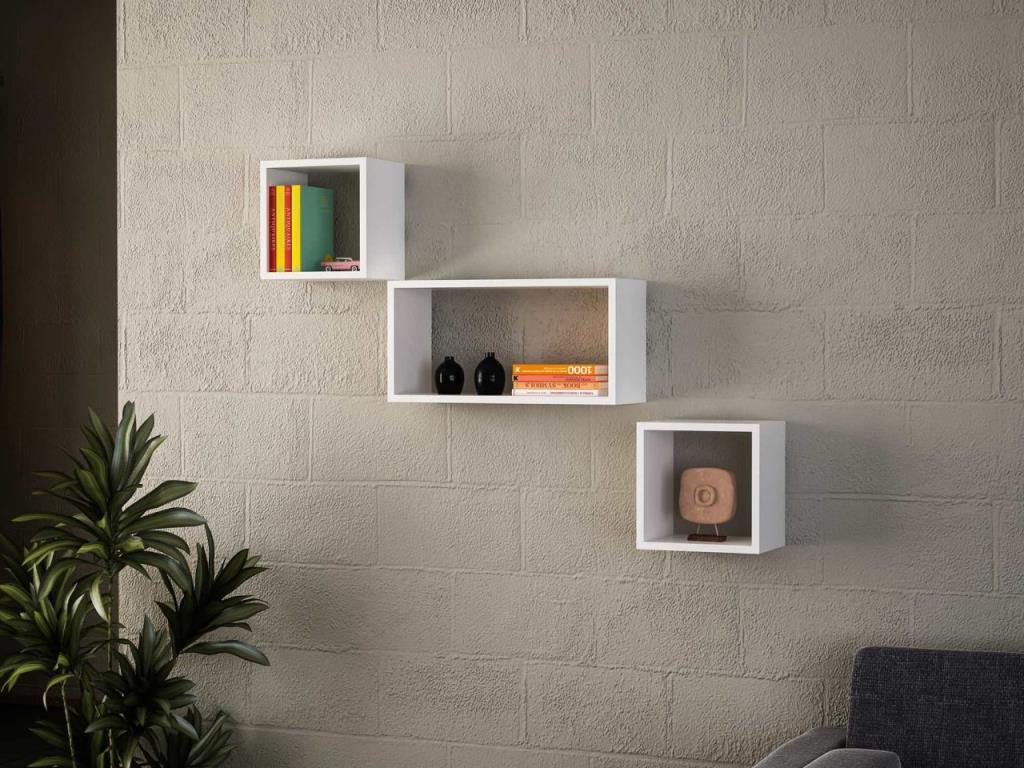 Dekorister Box Kitaplık Beyaz