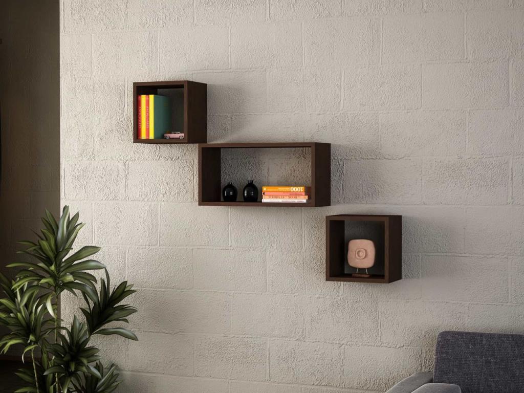 Dekorister Box Kitaplık Wenge