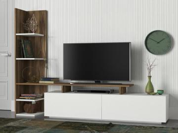 Dekorister Home Tv Ünitesi Beyaz-Ceviz