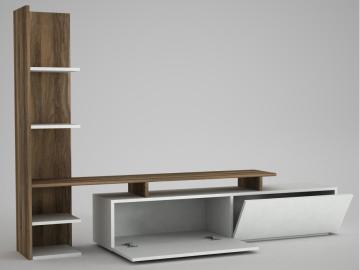 Dekorister Home Tv Ünitesi Beyaz-Ceviz