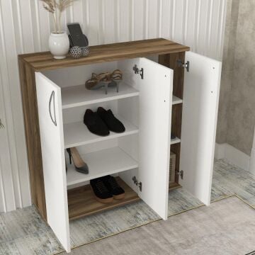 Sinem Ayakkabılık Beyaz-Ceviz