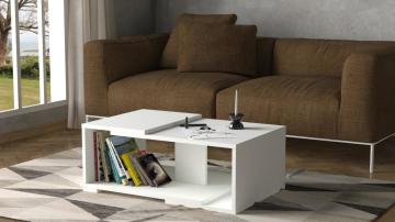 Dekorister Modern Orta Sehpa Beyaz