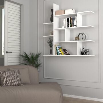 Motif Kitaplık 2 Beyaz