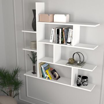 Motif Kitaplık 2 Beyaz