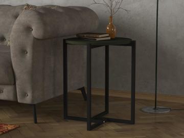 Dekorister Exclusive Noce Demir Yan Sehpa Garden