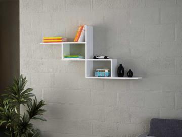 Dekorister Motif Kitaplık 1 Beyaz