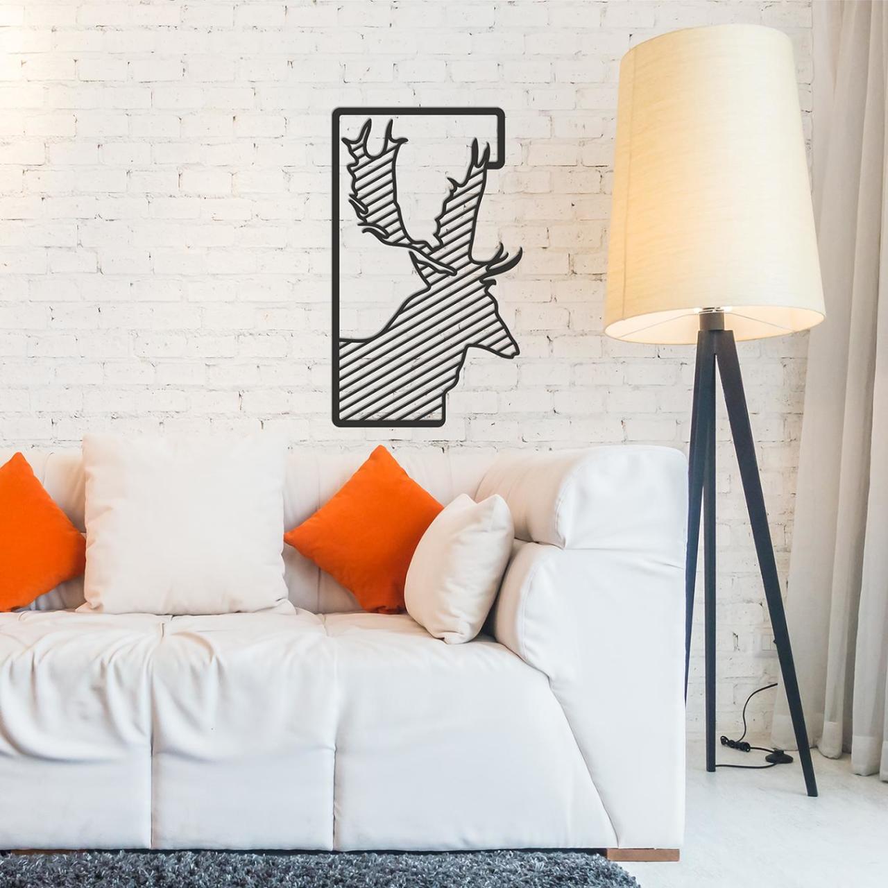 Dekorister Ren Dekoratif Metal Duvar Tablo