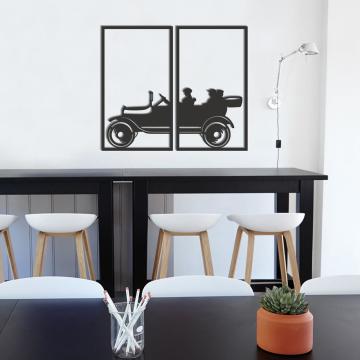 Dekorister Car Dekoratif Metal Duvar Tablo