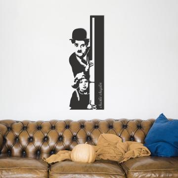 Dekorister Chaplin Dekoratif Metal Duvar Tablo